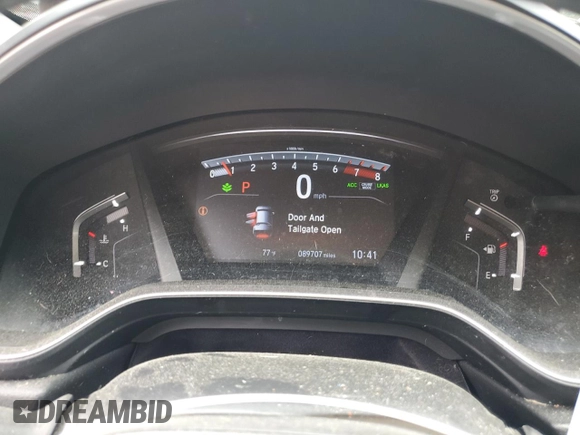 2020 Honda CR-V Touring with VIN 2HKRW2H96LH647305, listed as a Copart auction lot 54689765 with 89,707 mi miles and Salvage title. Bid and sale history available at DreamBid. Image 9.