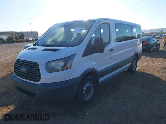 2015 Ford Transit XL with VIN 1FMZK1YM8FKB23021, listed as a IAAI auction lot 41851453 with Not Provided miles. Bid and sale history available at carsss.com. Image 2.