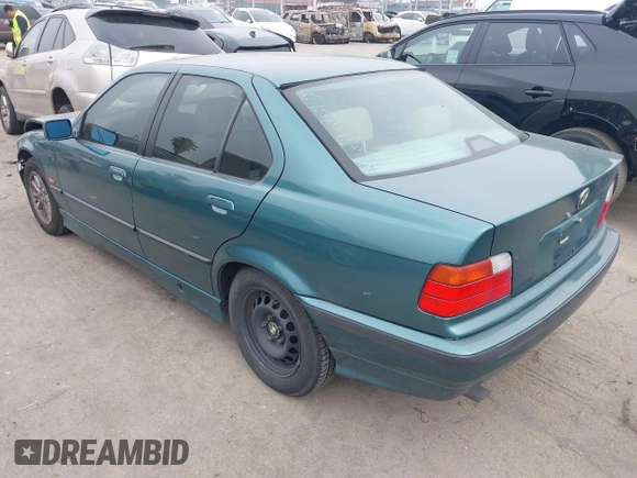1998 BMW 3 Series 318iA with VIN WBACC0320WEK26338, listed as a IAAI auction lot 41187823 with 145,250 mi miles. Bid and sale history available at carsss.com. Image 3.