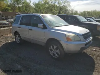 2003 Honda Pilot EX with VIN 2HKYF18633H602527, listed as a Copart auction lot 53622465 with 254,281 mi miles and Salvage Title. Bid and sale history available at carsss.com. Image 4.