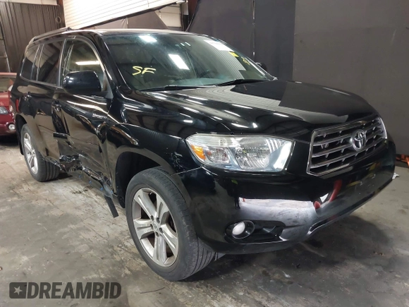 2009 Toyota Highlander Sport with VIN JTEES43A492140190, listed as a IAAI auction lot 41704919 with 137,973 mi miles and . Bid and sale history available at DreamBid. Image 1.