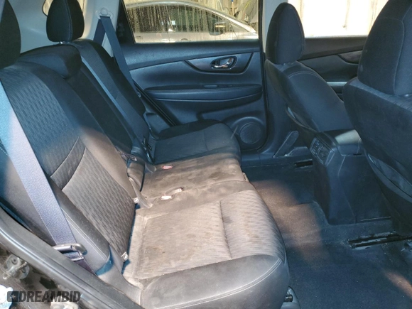 2017 Nissan Rogue SV with VIN KNMAT2MV0HP587557, listed as a Copart auction lot 44747515 with 151,375 mi miles and Salvage Title. Bid and sale history available at carsss.com. Image 12.