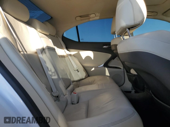 2011 Lexus IS 350 with VIN JTHBE5C29B5028050, listed as a Copart auction lot 85670554 with 138,655 mi miles and Salvage Title. Bid and sale history available at carsss.com. Image 10.