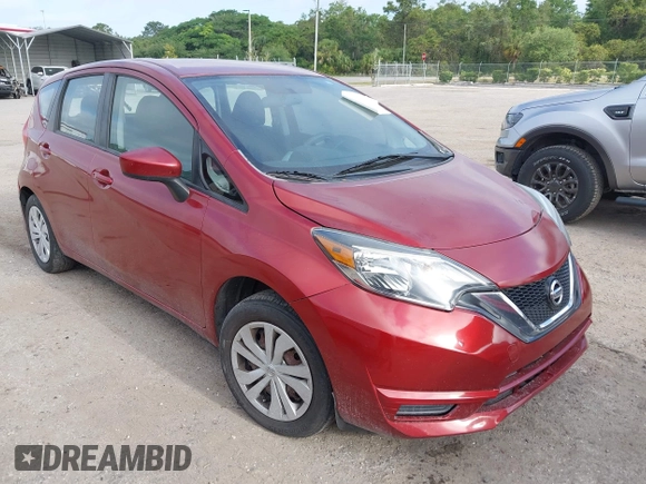 2017 Nissan Note S Plus z VIN 3N1CE2CP0HL367744, wystawiony jako IAAI lot #42144940 z przebiegiem 131 780 mil mil oraz . Historia ofert i sprzedaży dostępna na DreamBid. Obrazek 1.