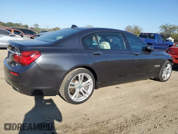2013 BMW 7 Series 740Li xDrive с VIN WBAYF4C5XDDE23991, выставлен на аукционе Copart как лот 76542464 с пробегом 53 293 миль миль и Списание • Salvage title. История ставок и продаж доступна на DreamBid. Изображение 3.