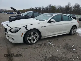 2015 BMW 6 Series 640i xDrive with VIN WBA6B8C55FD452972, listed as a Copart auction lot 44559495 with 114,358 mi miles and Salvage Title. Bid and sale history available at carsss.com. Image 1.