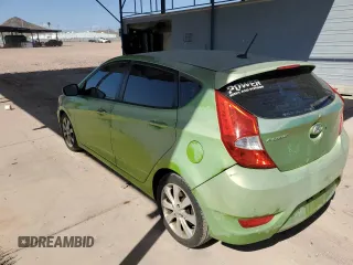2012 Hyundai Accent SE with VIN KMHCU5AE8CU047472, listed as a Copart auction lot 53487745 with 120,449 mi miles and Salvage Title. Bid and sale history available at carsss.com. Image 2.