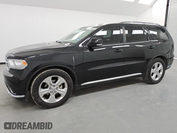 2014 Dodge Durango Limited with VIN 1C4RDHDG1EC378027, listed as a Copart auction lot 46637035 with 169,214 mi miles and Clean Title. Bid and sale history available at carsss.com. Image 1.