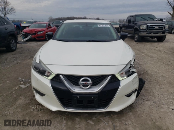 2017 Nissan Maxima SV with VIN 1N4AA6APXHC429923, listed as a Copart auction lot 47767405 with 76,178 mi miles and Salvage Title. Bid and sale history available at DreamBid. Image 5.