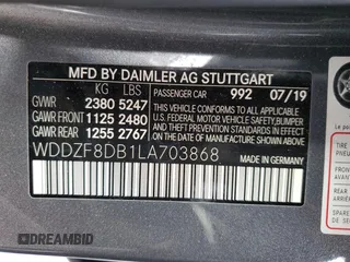 2020 Mercedes-Benz E-Class E 350 with VIN WDDZF8DB1LA703868, listed as a Copart auction lot 51473245 with 100,284 mi miles and Salvage Title. Bid and sale history available at carsss.com. Image 12.