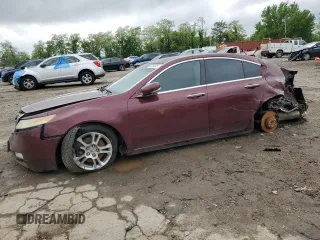 2009 Acura TL Technology z VIN 19UUA86559A001685, wystawiony jako Copart lot #61082135 z przebiegiem 215 373 mil mil oraz Szkoda całkowita • Salvage title. Historia ofert i sprzedaży dostępna na DreamBid. Obrazek 1.