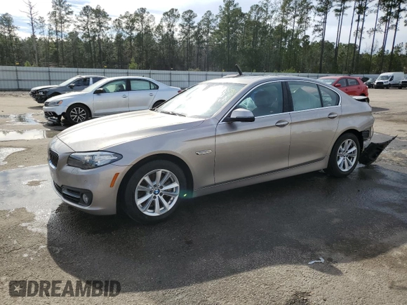 2015 BMW 5 Series 528i z VIN WBA5A5C52FD520349, wystawiony jako Copart lot #45208355 z przebiegiem 99 199 mil mil oraz Szkoda całkowita • Salvage title. Historia ofert i sprzedaży dostępna na DreamBid. Obrazek 1.