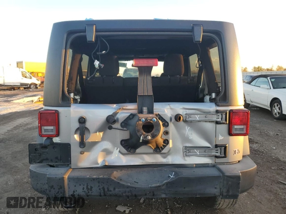 2018 Jeep Wrangler JK Unlimited Sport S with VIN 1C4HJWDG3JL891010, listed as a Copart auction lot 85007304 with 126,887 mi miles and Salvage Title. Bid and sale history available at carsss.com. Image 6.