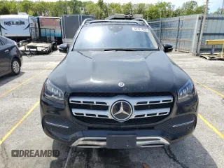2021 Mercedes-Benz GLS 450 with VIN 4JGFF5KE0MA547652, listed as a Copart auction lot 52721464 with 58,712 mi miles and Salvage Title. Bid and sale history available at DreamBid. Image 5.
