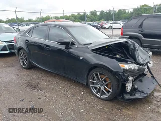 2014 Lexus IS 350 with VIN JTHCE1D21E5001490, listed as a IAAI auction lot 42373373 with 168,005 mi miles and . Bid and sale history available at DreamBid. Image 1.