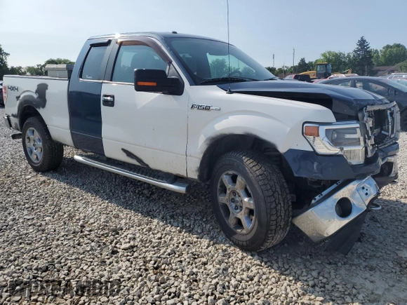 2014 Ford F-150 XL with VIN 1FTFX1EF9EFA00091, listed as a Copart auction lot 59362375 with 244,535 mi miles and Salvage title. Bid and sale history available at DreamBid. Image 4.