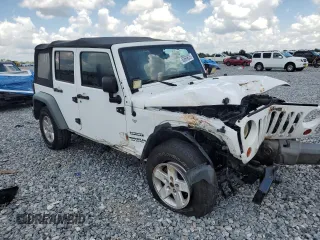 2012 Jeep Wrangler Unlimited Sport with VIN 1C4BJWDG6CL240673, listed as a Copart auction lot 60669625 with Not provided miles and Salvage title. Bid and sale history available at DreamBid. Image 4.