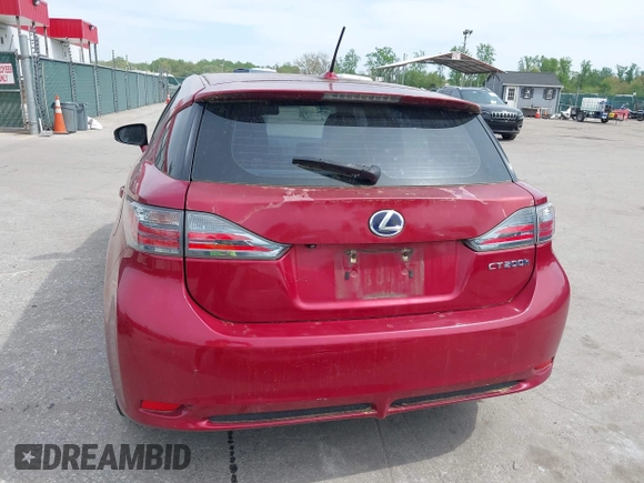 2011 Lexus CT 200h with VIN JTHKD5BH6B2037539, listed as a IAAI auction lot 42127056 with 191,007 mi miles and . Bid and sale history available at carsss.com. Image 16.