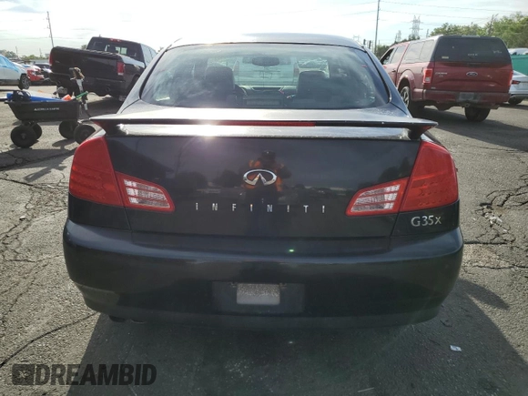 2004 Infiniti G35 w/Leather z VIN JNKCV51F34M708688, wystawiony jako Copart lot #59127945 z przebiegiem 199 727 mil mil oraz Szkoda całkowita • Salvage title. Historia ofert i sprzedaży dostępna na DreamBid. Obrazek 6.