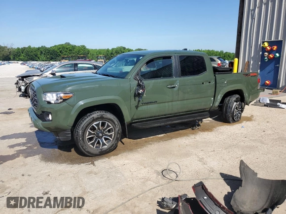 2022 Toyota Tacoma SR с VIN 3TMCZ5AN8NM519084, выставлен на аукционе Copart как лот 57512005 с пробегом 23 692 миль миль и Списание • Salvage title. История ставок и продаж доступна на DreamBid. Изображение 1.