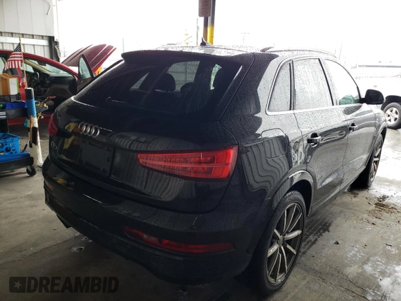2018 Audi Q3 Premium Plus with VIN WA1HCCFS9JR030092, listed as a Copart auction lot 36508913 with 46,838 mi miles. Bid and sale history available at carsss.com. Image 3.