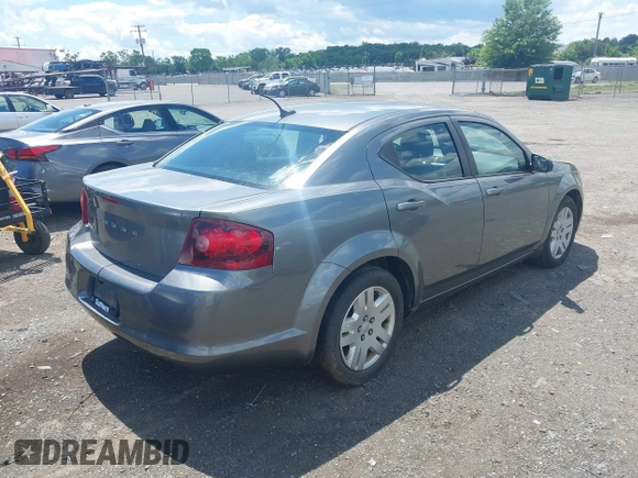 2012 Dodge Avenger SE with VIN 1C3CDZABXCN136105, listed as a IAAI auction lot 42211414 with 169,986 mi miles and . Bid and sale history available at carsss.com. Image 4.