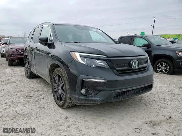 2021 Honda Pilot Special Edition with VIN 5FNYF6H24MB053348, listed as a Copart auction lot 47498205 with 100,522 mi miles and Salvage Title. Bid and sale history available at carsss.com. Image 12.