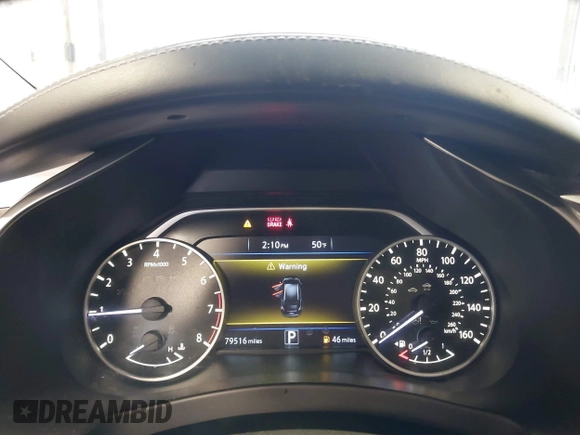 2018 Nissan Murano SL with VIN 5N1AZ2MH7JN132341, listed as a IAAI auction lot 41838334 with 79,516 mi miles. Bid and sale history available at carsss.com. Image 7.
