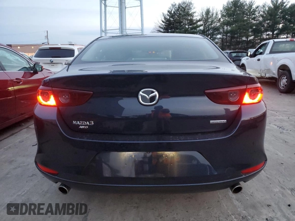 2021 Mazda 3 Select with VIN 3MZBPBBMXMM204787, listed as a Copart auction lot 82631024 with 19,031 mi miles and Salvage Title. Bid and sale history available at carsss.com. Image 6.