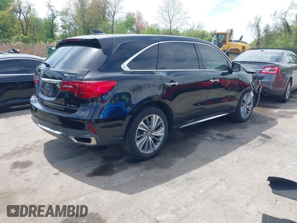 2017 Acura MDX Technology with VIN 5FRYD4H57HB032244, listed as a IAAI auction lot 42097975 with 118,422 mi miles and . Bid and sale history available at DreamBid. Image 4.