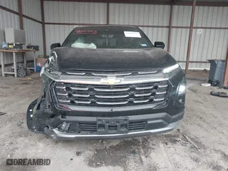 2025 Chevrolet Equinox FWD LT with VIN 3GNAXHEG0SL130734, listed as a IAAI auction lot 41614753 with 6,910 mi miles. Bid and sale history available at carsss.com. Image 12.