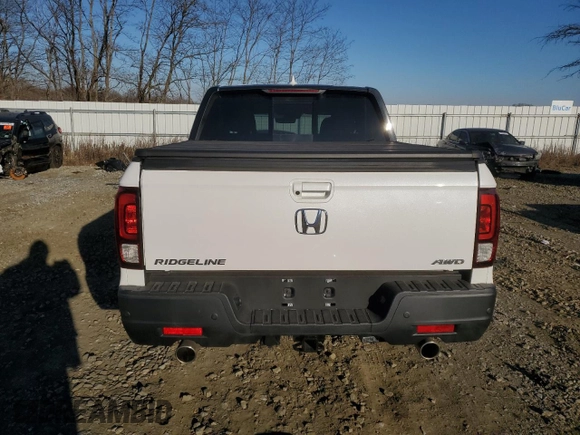 2023 Honda Ridgeline Black Edition with VIN 5FPYK3F82PB055208, listed as a Copart auction lot 87029914 with 33,687 mi miles and Salvage title. Bid and sale history available at DreamBid. Image 6.