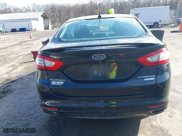 2014 Ford Fusion Titanium with VIN 3FA6P0K9XER119642, listed as a IAAI auction lot 41791340 with 150,777 mi miles. Bid and sale history available at carsss.com. Image 16.