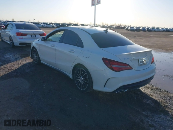 2018 Mercedes-Benz CLA 250 with VIN WDDSJ4EB2JN514126, listed as a IAAI auction lot 41743868 with 46,103 mi miles and . Bid and sale history available at DreamBid. Image 3.