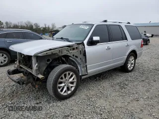 2015 Ford Expedition Limited with VIN 1FMJU1KT4FEF08033, listed as a Copart auction lot 86744224 with 152,775 mi miles and Salvage title. Bid and sale history available at DreamBid. Image 1.