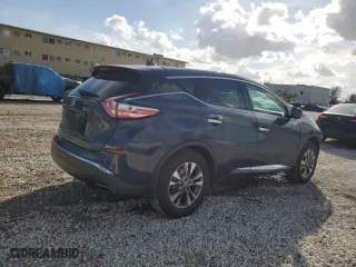 2016 Nissan Murano S with VIN 5N1AZ2MGXGN163289, listed as a Copart auction lot 46067385 with 158,593 mi miles and Salvage Title. Bid and sale history available at carsss.com. Image 3.