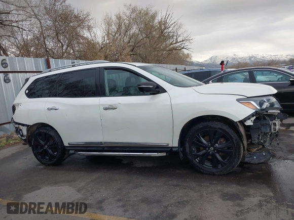 2017 Nissan Pathfinder S with VIN 5N1DR2MM6HC660212, listed as a IAAI auction lot 41905628 with 123,669 mi miles and . Bid and sale history available at DreamBid. Image 14.