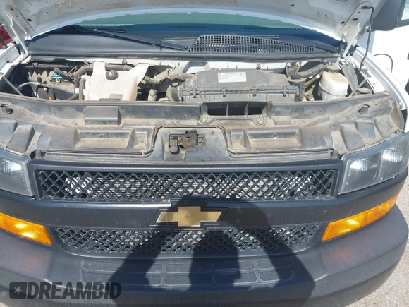 2019 Chevrolet Express Cargo Van with VIN 1GCWGAFP6K1173549, listed as a IAAI auction lot 42082743 with 86,763 mi miles. Bid and sale history available at carsss.com. Image 10.