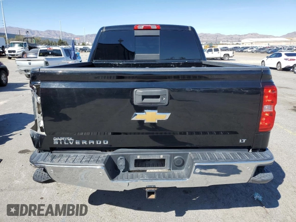 2017 Chevrolet Silverado 1500 LT with VIN 3GCPCREC1HG425683, listed as a Copart auction lot 49746205 with 0 mi miles and Salvage Title. Bid and sale history available at carsss.com. Image 6.