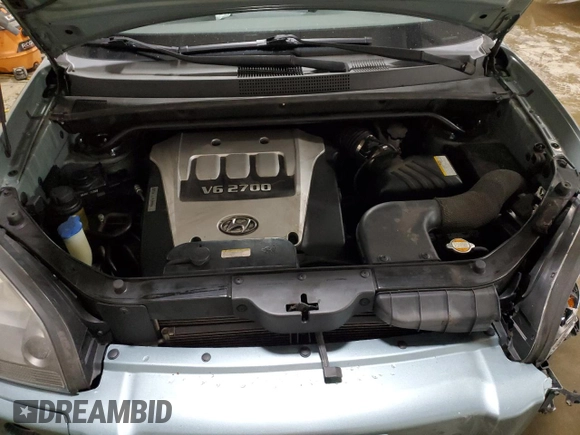 2006 Hyundai Tucson GLS with VIN KM8JN72D36U270643, listed as a Copart auction lot 52848415 with 102,245 mi miles and Salvage Title. Bid and sale history available at carsss.com. Image 12.