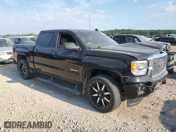 2015 GMC Sierra 1500 Denali with VIN 3GTU2WEJ0FG424508, listed as a Copart auction lot 63301594 with Not Provided miles and Salvage Title. Bid and sale history available at carsss.com. Image 4.