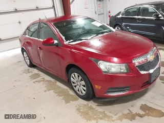 2011 Chevrolet Cruze LT w/1LT with VIN 1G1PF5S9XB7151646, listed as a IAAI auction lot 41616483 with 100,324 mi miles. Bid and sale history available at carsss.com. Image 1.