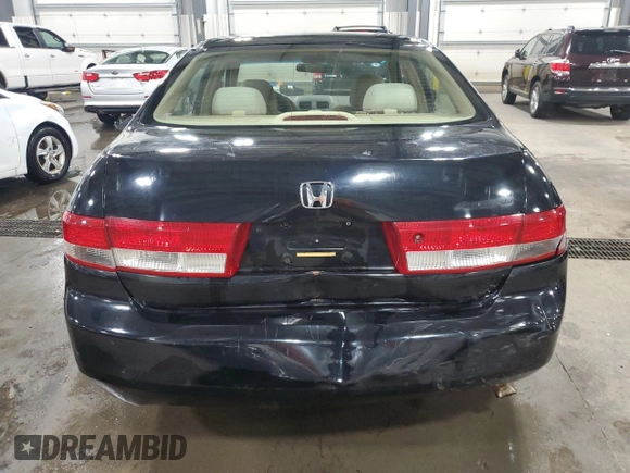 2003 Honda Accord LX with VIN JHMCM56393C030471, listed as a Copart auction lot 59028045 with 237,367 mi miles and Salvage title. Bid and sale history available at DreamBid. Image 6.