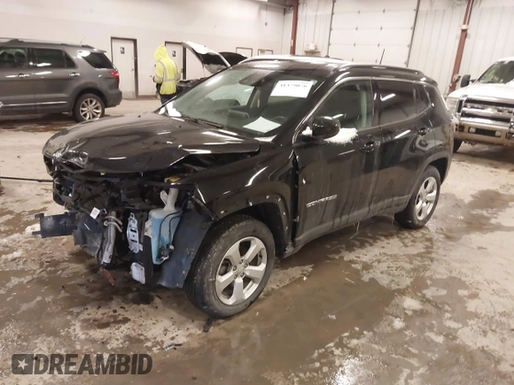 2022 Jeep Compass Latitude with VIN 3C4NJDBB5NT134974, listed as a IAAI auction lot 41379076 with 66,433 mi miles and . Bid and sale history available at DreamBid. Image 17.