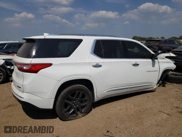 2019 Chevrolet Traverse Premier with VIN 1GNEVKKW2KJ259002, listed as a Copart auction lot 67398444 with 75,917 mi miles and Salvage Title. Bid and sale history available at carsss.com. Image 3.
