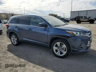 2018 Toyota Highlander Limited with VIN 5TDYZRFH0JS237385, listed as a Copart auction lot 47487395 with 73,081 mi miles and Salvage title. Bid and sale history available at DreamBid. Image 4.