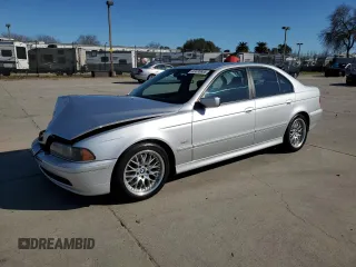 2002 BMW 5 Series 530iA with VIN WBADT63422CH97797, listed as a Copart auction lot 47235655 with 133,286 mi miles and Salvage Title. Bid and sale history available at carsss.com. Image 1.