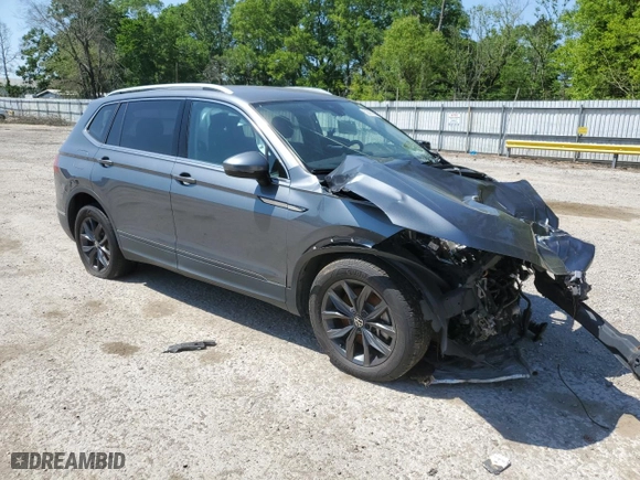2022 Volkswagen Tiguan SE with VIN 3VV3B7AX4NM026697, listed as a Copart auction lot 52431805 with 0 mi miles and Clean Title. Bid and sale history available at carsss.com. Image 4.