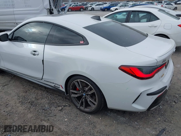 2021 BMW 4 Series M440i xDrive with VIN WBA13AR06MCF78418, listed as a IAAI auction lot 41257716 with 35,974 mi miles and . Bid and sale history available at DreamBid. Image 14.