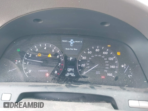 2011 Lexus LS 460 с VIN JTHBL5EFXB5102887, выставлен на аукционе IAAI как лот 41829214 с пробегом 161 822 миль миль и . История ставок и продаж доступна на DreamBid. Изображение 7.